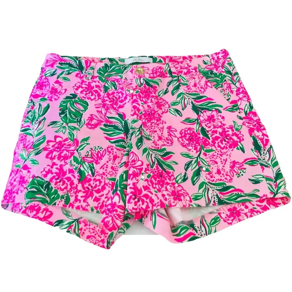 Lilly Pulitzer Callahan 5” Shorts-Conch Shell Pink NEW - Picture 5 of 12